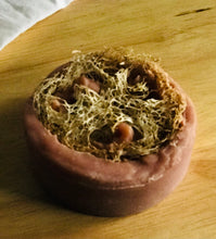 Load image into Gallery viewer, Strawberry Peach Luffa Soap