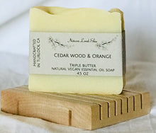Load image into Gallery viewer, Cedar Wood &amp; Orange Soap