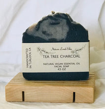 Load image into Gallery viewer, Tea Tree Charcoal Soap